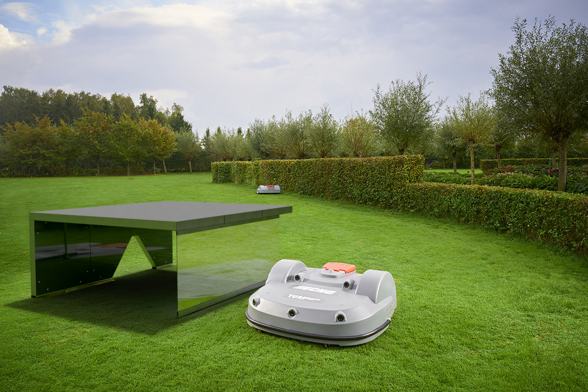 Garage Big Light pour robots tondeuses Bigmow Belrobotics