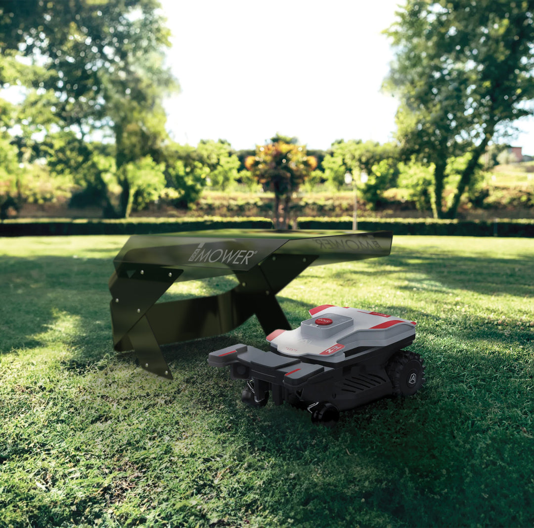Möbius M garage for Ambrogio Twenty lawnmower robot - Idea Mower